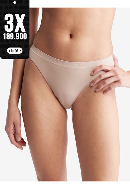Tanga Con Logo Calvin Klein