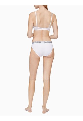 Pantie Blanco Algodón Bikini Mujer Blanco  Mujer Blanco