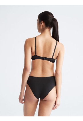 Bikini Negro Con Logo Mujer Calvin Klein