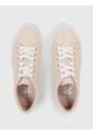 Tenis Rosado Con Plataforma Vulcanizado De Cuero Calvin Klein de Calvin Klein