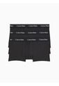 3 Pack De Boxer Negros Low Rise Trunk En Algodón Calvin Klein de Calvin Klein
