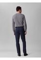 Pantalón Negro Chino Slim De Algodón Signature Calvin Klein de Calvin Klein