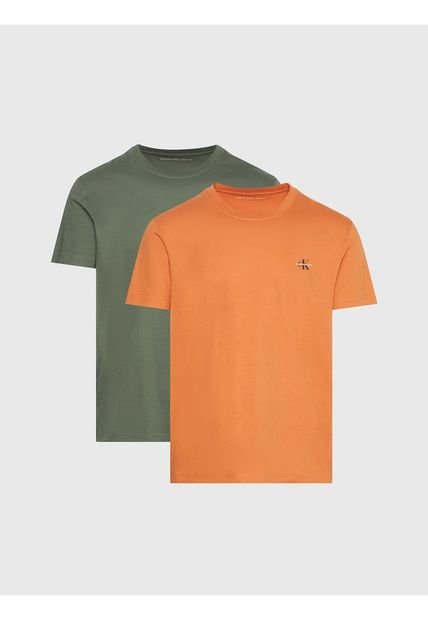 2 Pack De Camisetas En Algodón Orgánico Calvin Klein