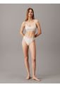 Pantie Tipo Tanga Beige De Algodón Calvin Klein de Calvin Klein