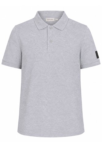 Polo Gris Con Insignia Calvin Klein Calvin Klein