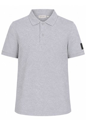 Polo Gris Con Insignia Calvin Klein