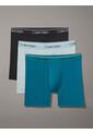 3 Pack De Boxer - Microfibra Stretch Para Hombre Calvin Klein de Calvin Klein