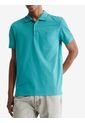 Polo Verde De Algodón Con Monograma Bordado Calvin Klein de Calvin Klein