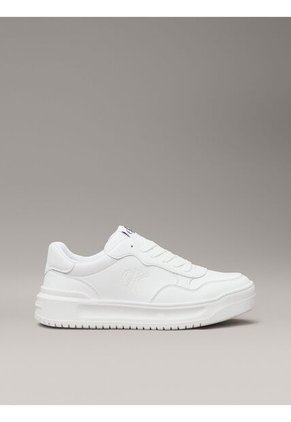 Tenis Blanco Low Cut Con Cordones Para Niñas Calvin Klein