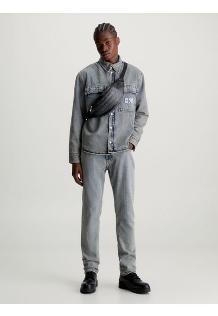 Cangurera Soft Con Monograma Calvin Klein