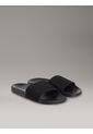 Sandalias Negro De Lona Con Logo Calvin Klein de Calvin Klein