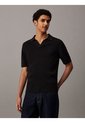 Saco Negro Manga Corta Linear Calvin Klein de Calvin Klein