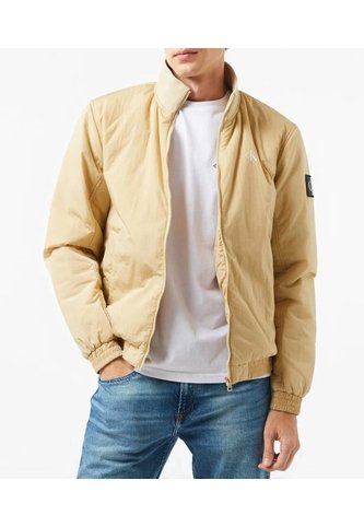 Chaqueta Beige De Nailon Acolchado Con Cremallera Calvin Klein Calvin Klein
