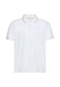 Polo Blanco De Manga Corta En Tejido Piqué Calvin Klein de Calvin Klein