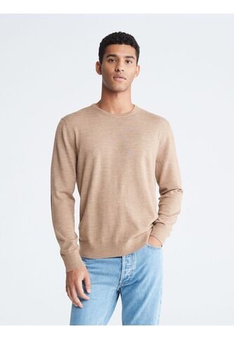 Saco Merino Con Cuello Redondo Calvin Klein Calvin Klein