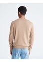 Saco Merino Con Cuello Redondo Calvin Klein de Calvin Klein