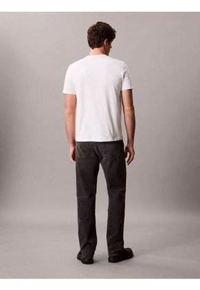 Camiseta Beige Sport Con Mini Monograma Calvin Klein