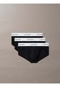 Pack Negro De 3 Slips De Cadera - Icon Cotton Stretch Calvin Klein de Calvin Klein