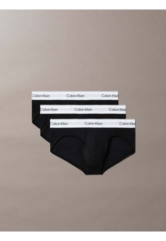 Pack Negro De 3 Slips De Cadera - Icon Cotton Stretch Calvin Klein Calvin Klein