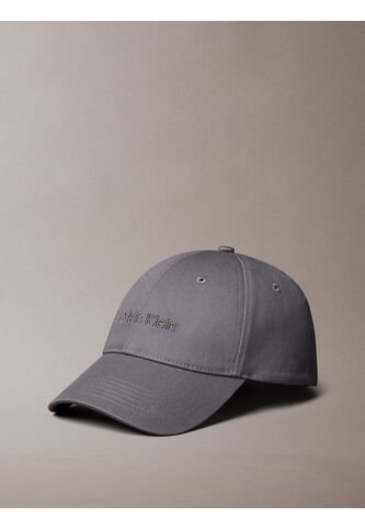 Gorra Gris Con Logotipo Bordado Calvin Klein Calvin Klein