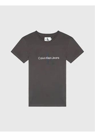 Camiseta Gris De Algodón Con Logo Para Mujer Calvin Klein Calvin Klein