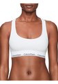 Bralette Blanco Algodón Blanco Calvin Klein de Calvin Klein