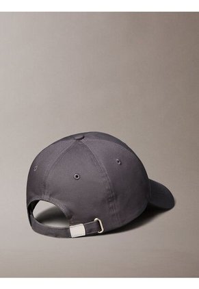 Gorra Gris Con Logotipo Bordado Calvin Klein