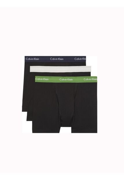 Pack Negro De 3 Boxers Brief - Cotton Stretch Calvin Klein