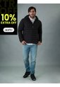 Chaqueta Negra Acolchada Con Capota Para Hombre Calvin Klein de Calvin Klein