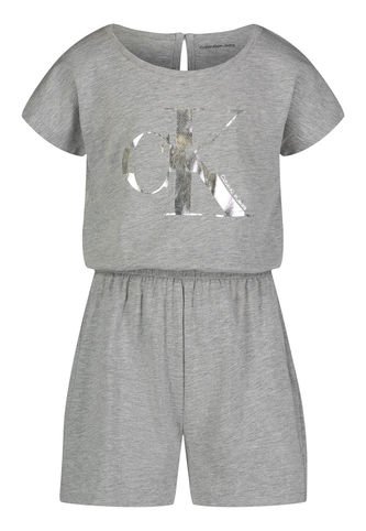 Enterizo Con Bermuda Niña Gris Calvin Klein Calvin Klein