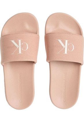 Sandalias Salmón De Lona Calvin Klein