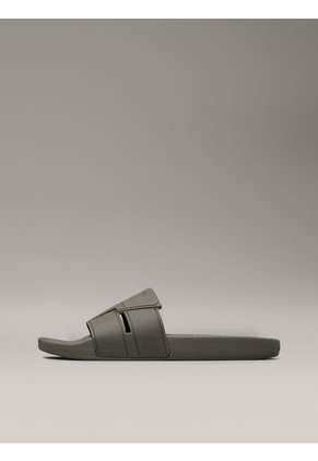 Sandalias Verde Con Logotipo Calvin Klein