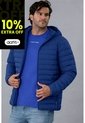 Chaqueta Azul Acolchada Con Capota Calvin Klein de Calvin Klein