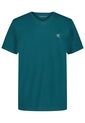 Camiseta Verde Manga Corta Con Logo De Monograma Y Cuello En V Calvin Klein de Calvin Klein