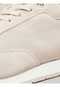 Tenis Beige De Perfil Bajo De Ante Calvin Klein de Calvin Klein