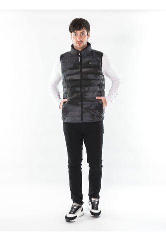 Chaleco Negro Con Cierre De Cremallera Para Hombre Calvin Klein Calvin Klein