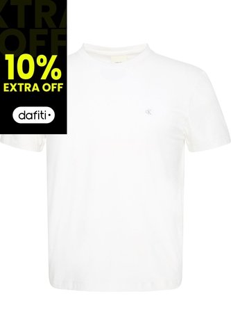 Camiseta Blanca Slim De Manga Corta Calvin Klein Calvin Klein