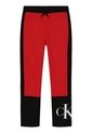 Jogger Rojo Blocked Con Logo Para Niño Calvin Klein de Calvin Klein