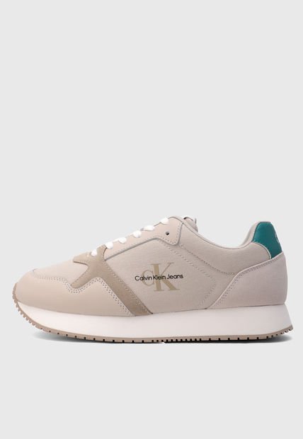 Tenis Lifestyle Beige-Taupe-Blanco Calvin Klein