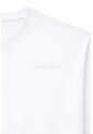 Camiseta Blanca Solid Liquid Con Logo Calvin Klein de Calvin Klein