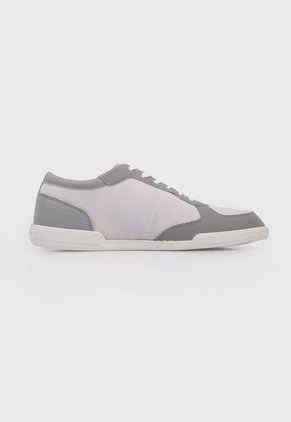 Tenis Lifestyle Gris-Blanco Calvin Klein Low Top Lace Up Mix