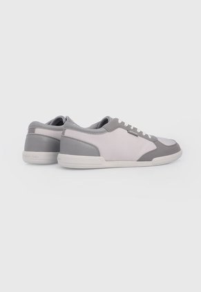 Tenis Lifestyle Gris-Blanco Calvin Klein Low Top Lace Up Mix