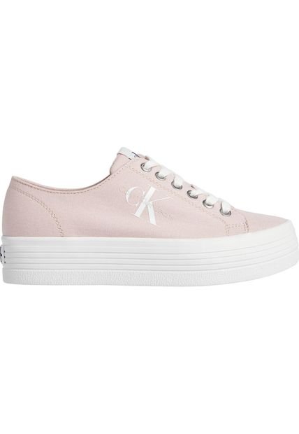 Tenis Con Plataforma Mujer Rosa Calvin Klein