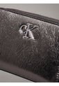Billetera Gris Con Cremallera Metálica En El Contorno Calvin Klein de Calvin Klein