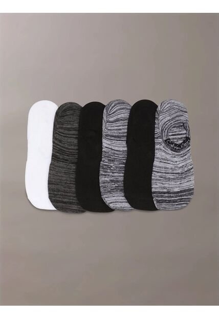 Pack Multicolor De 6 Medias Marled Calvin Klein