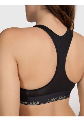 Conjunto De Top Y Tanga Negro Para Mujer Calvin Klein
