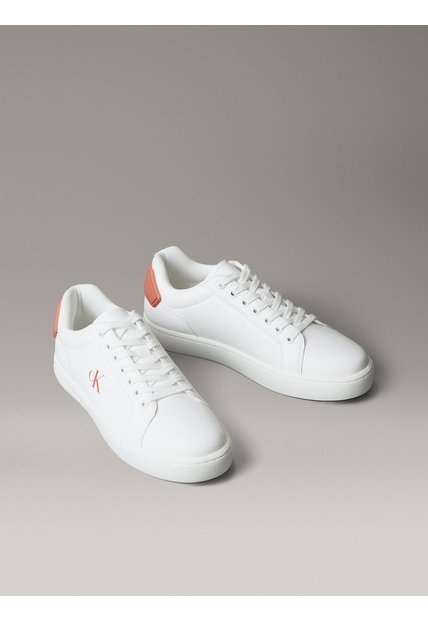 Tenis Blanco Classic Cupsole De Cuero Calvin Klein