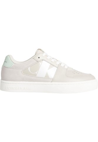 Tenis Beige Classic Con Detalles De Gamuza Calvin Klein Calvin Klein