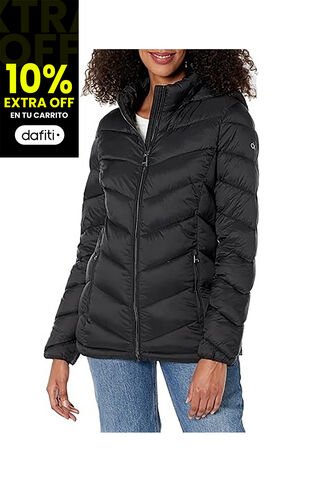 Chaqueta Negra Corta Ultraligera Con Relleno De Plumón Calvin Klein Calvin Klein