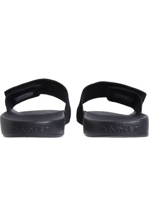 Sandalias Negro De Lona Calvin Klein